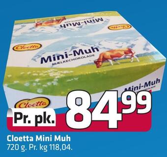 Fleggaard Cloetta mini muh tilbud