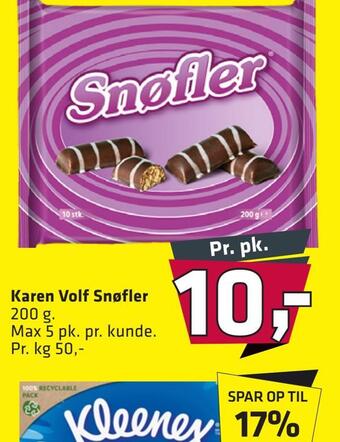 Fleggaard Karen volf snøfler tilbud
