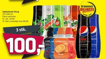 Fleggaard Sodastream sirup tilbud