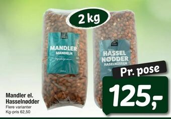 Fakta Tyskland Mandler el. Hasselnødder tilbud