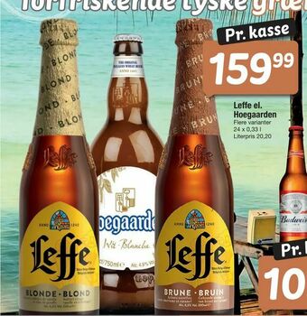 Fakta Tyskland Leffe el. Hoegaarden tilbud
