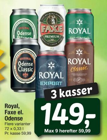 Fakta Tyskland Royal, Faxe el. Odense tilbud