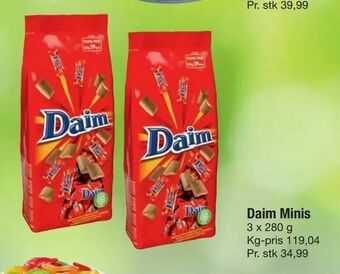 Fakta Tyskland Daim Minis tilbud