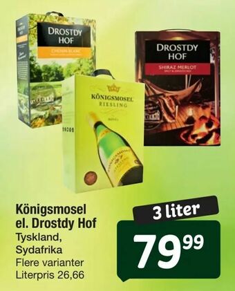 Fakta Tyskland Königsmosel el. Drostdy Hof tilbud