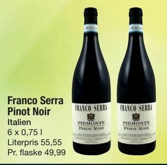 Fakta Tyskland Franco Serra Pinot Noir tilbud
