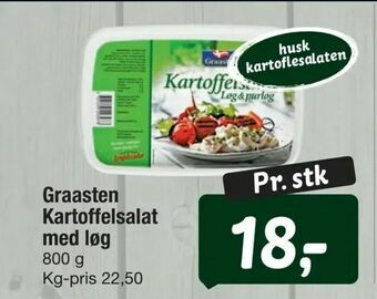 Fakta Tyskland Graasten Kartoffelsalat med løg tilbud