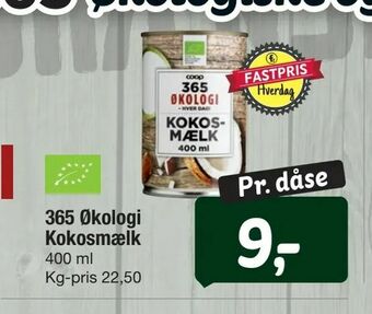 Fakta Tyskland 365 Økologi Kokosmælk tilbud