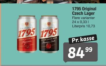 Fakta Tyskland 1795 Original Czech Lager tilbud