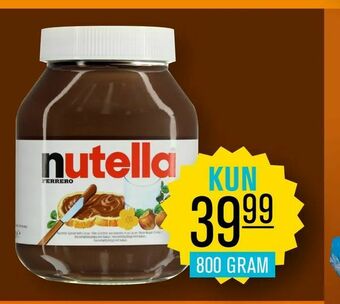 Priss Nutella tilbud