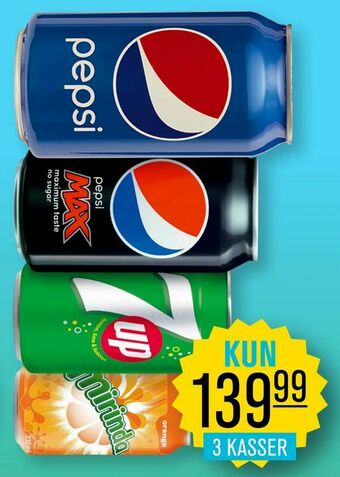 Priss Pepsi pepsi max 7 up miranda tilbud