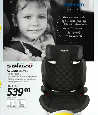 Thansen Autostol tilbud