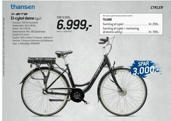 Thansen El-cykel dame tilbud