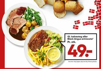 Bilka Gl. kalvesteg eller Black Angus entrecote tilbud
