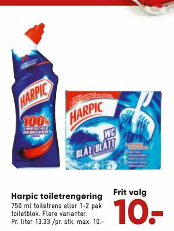 Bilka Harpic toiletrengøring tilbud