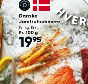 Bilka Danske Jomfruhummere tilbud
