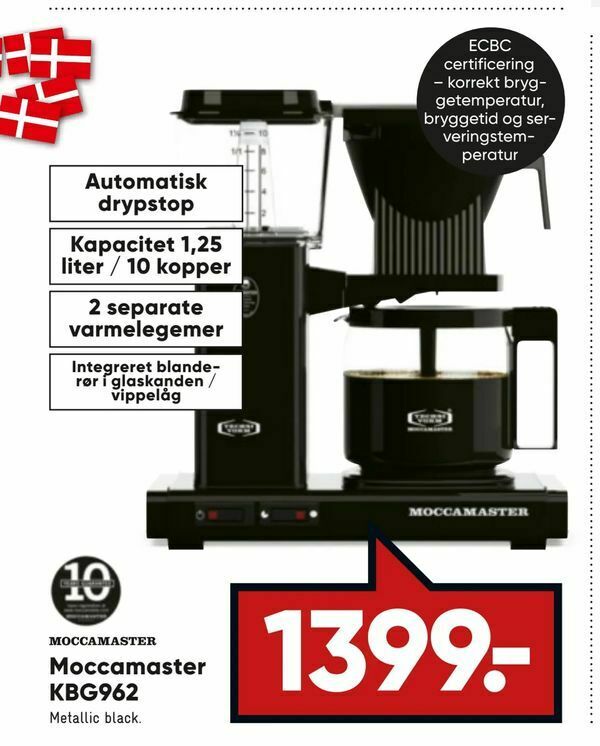 Moccamaster 962 outlet