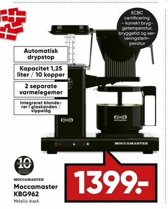 Bilka Moccamaster Kbg962 tilbud