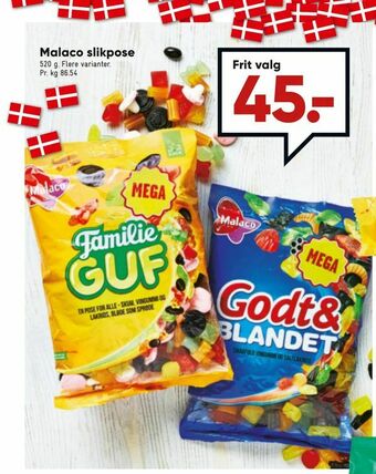 Bilka Malaco slikpose tilbud