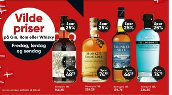Bilka Gin, Rom eller Whisky tilbud