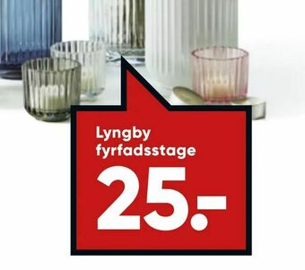 Bilka Lyngby fyrfadsstage tilbud