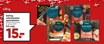 Bilka Salling udenlandske specialiteter tilbud