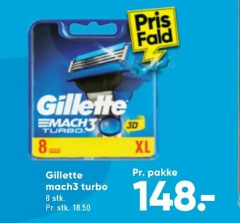 Bilka Gillette mach3 turbo tilbud