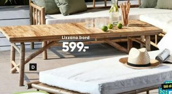 Bilka Lizzano bord tilbud