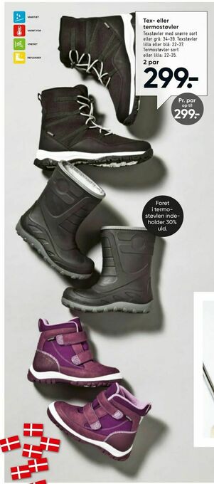 Bilka Tex- eller termostøvler tilbud