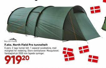 Bilka North Field Pro tunneltelt tilbud