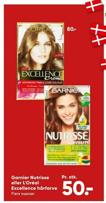 Garnier Nutrisse eller L'Oréal Excellence hårfarve