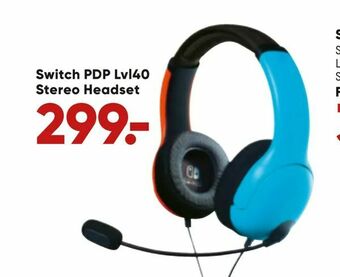 Bilka Switch PDP Lvl40 Stereo Headset tilbud