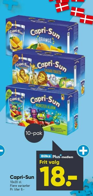 Bilka Capri-Sun tilbud