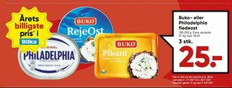 Bilka Buko- eller Philadelphia flødeost tilbud