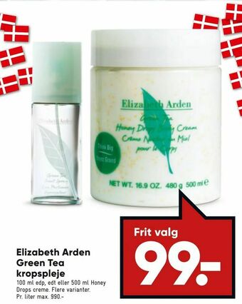 Bilka Elizabeth Arden Green Tea kropspleje tilbud