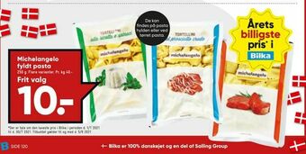 Bilka Michelangelo fyldt pasta tilbud