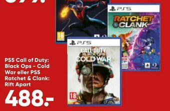 Bilka PS5 Call of Duty: Black Ops - Cold War eller PS5 Ratchet & Clank: Rift Apart tilbud