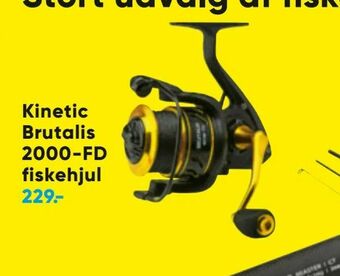 Kinetic Brutalis 2000-FD fiskehjul