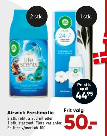 Bilka Airwick Freshmatic tilbud