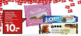 Bilka Oreo, Vores cookies eller Karen Volf kiks og kager tilbud