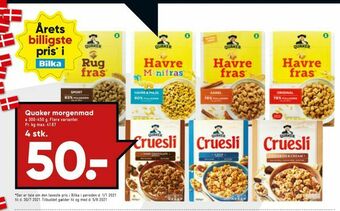 Bilka Quaker morgenmad tilbud