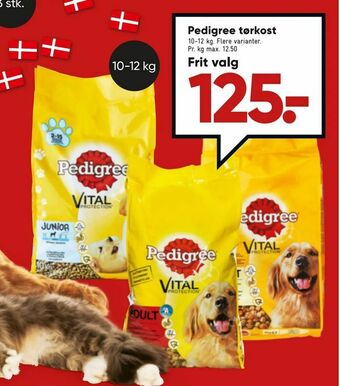 Bilka Pedigree tørkost tilbud
