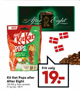 Bilka Kit Kat Pops eller After Eight tilbud