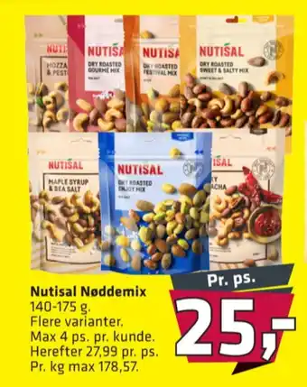 Nutisal cashewnødder mozzarella & pesto