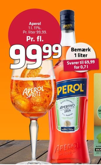 Fleggaard Aperol aperitif tilbud