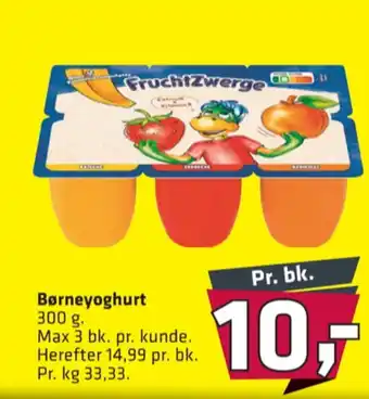 Danonino yoghurt jordbær, banan & abrikos