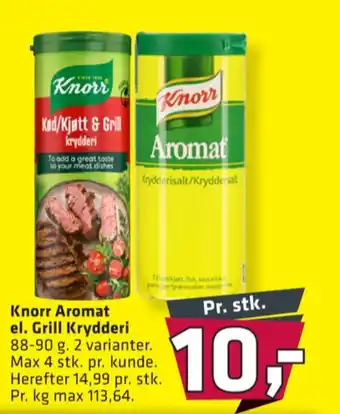 Fleggaard Knorr kød og grillkrydderi tilbud