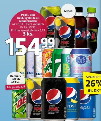 Fleggaard Pepsi max cola tilbud