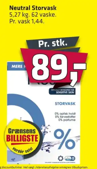 Fleggaard Storvask vaskepulver tilbud