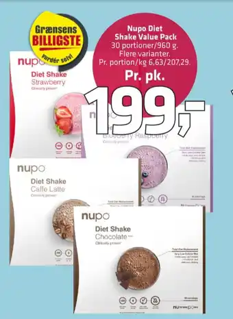 Nupo slankemiddel blueberry & raspberry