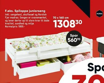 Bilka Spiloppe juniorseng tilbud